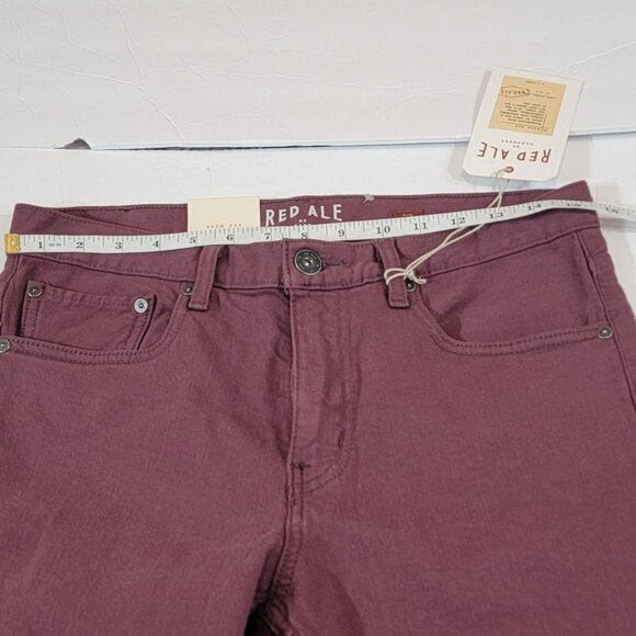 Red Ale by Alebury Jeans, Women 31x32 (12)Slim, Plum Denim, 5 Pocket Design, NWT - Picture 8 of 12